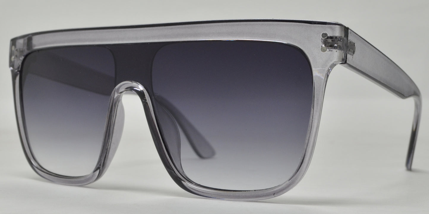 5171 - One Piece Lens Flat Top Sunglasses