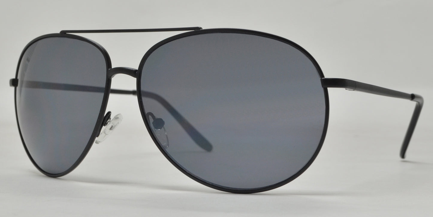 X 11083 - Metal Oval Shaped Sunglasses