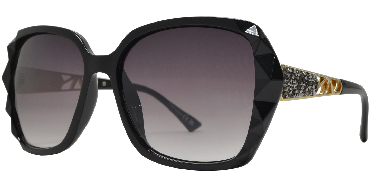 FC 6532 - Fashion Plastic Sunglasses with Rhinestones