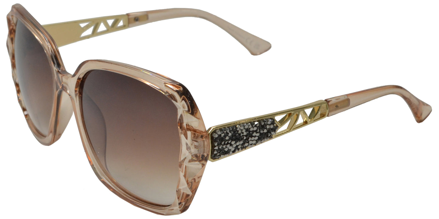 FC 6532 - Fashion Plastic Sunglasses with Rhinestones