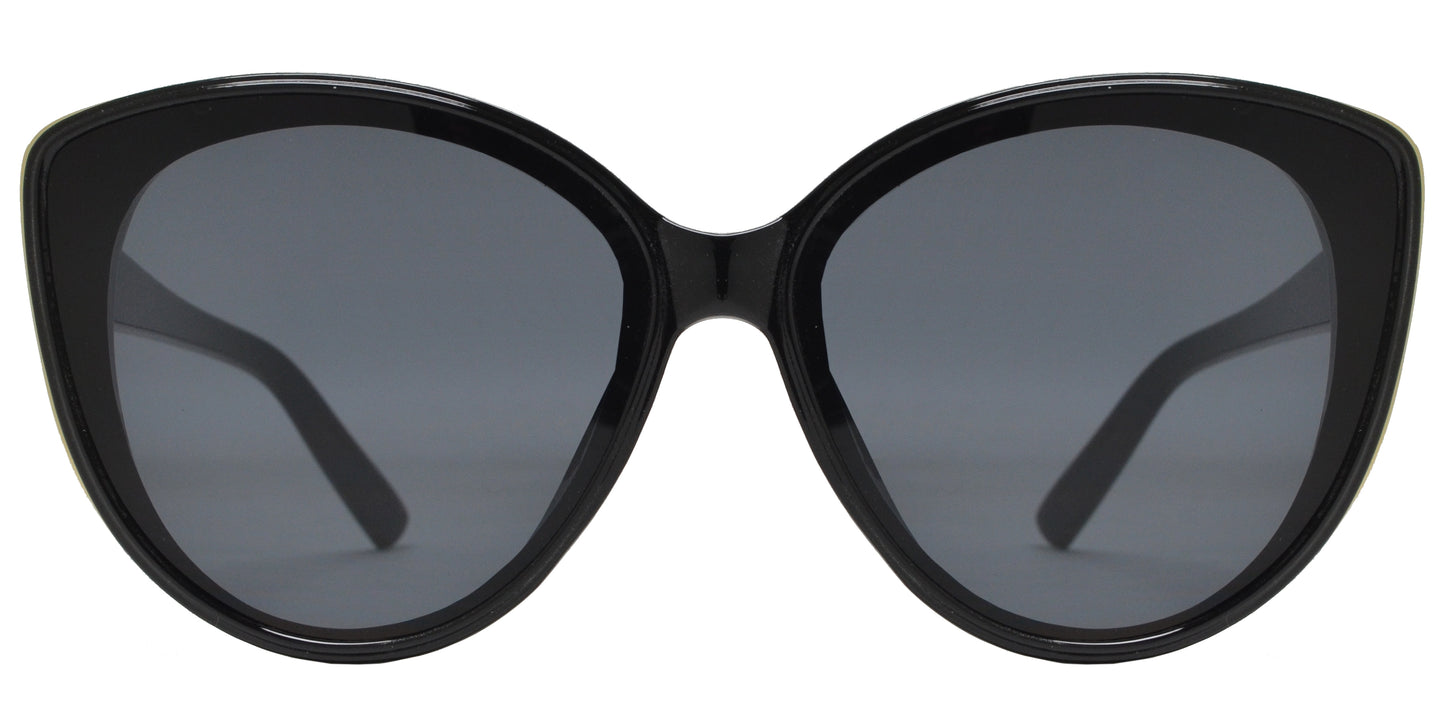 8929 - Plastic Cat Eye with Flat Lens