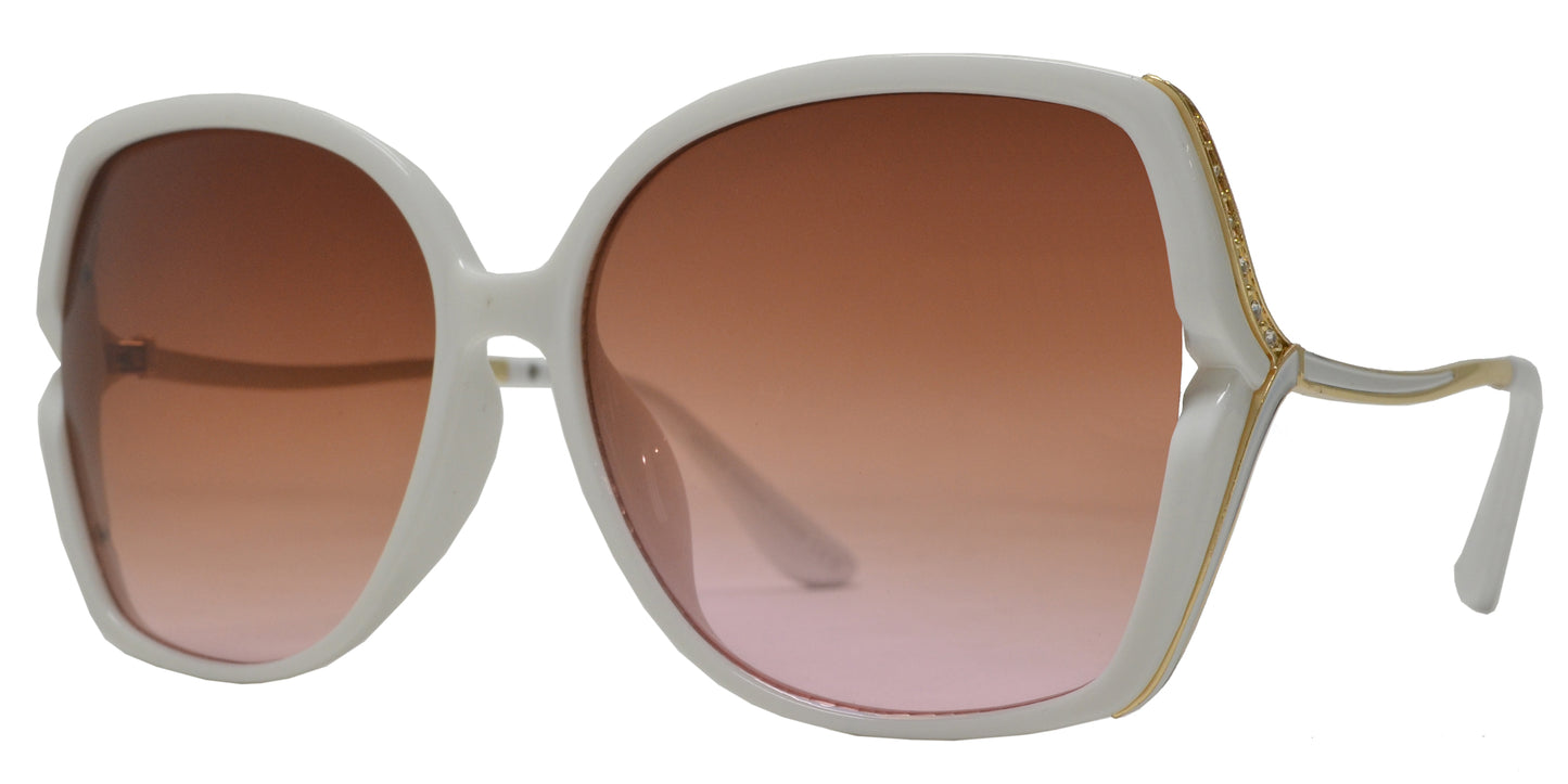 8013 - Plastic Sunglasses with Rhinestones