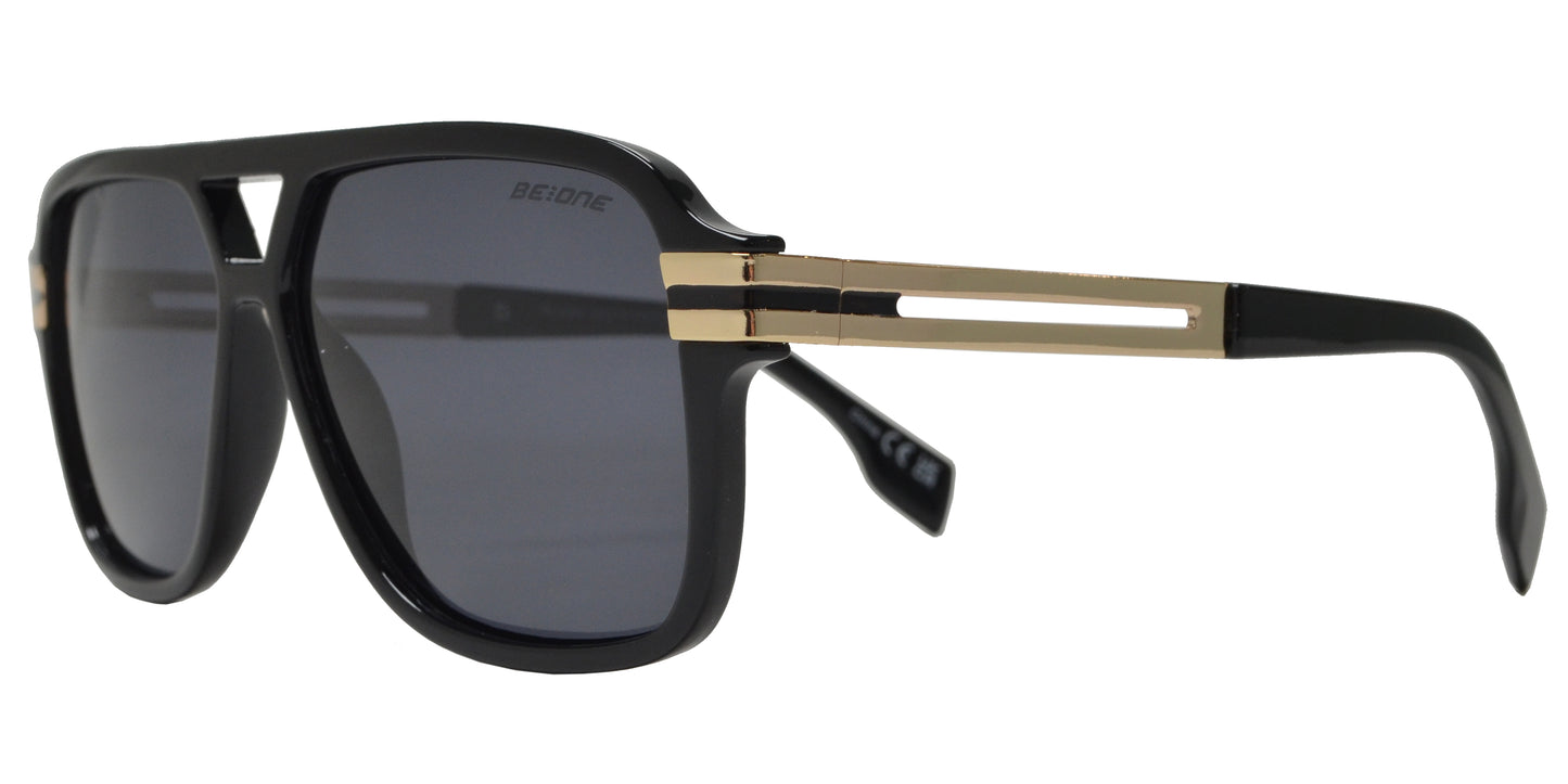 PL 3964 - Polarized Plastic Rectangular Sunglasses