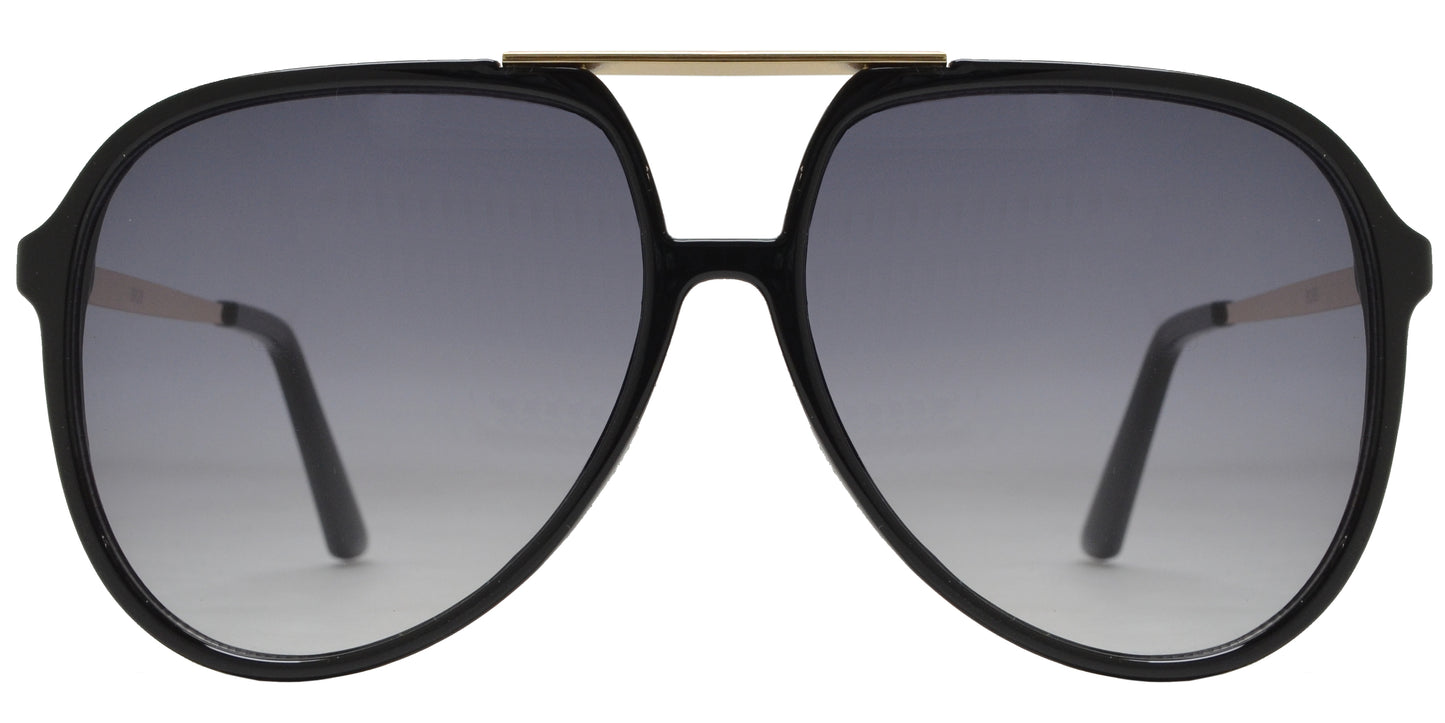 8928 - Flat Top Plastic Sunglasses
