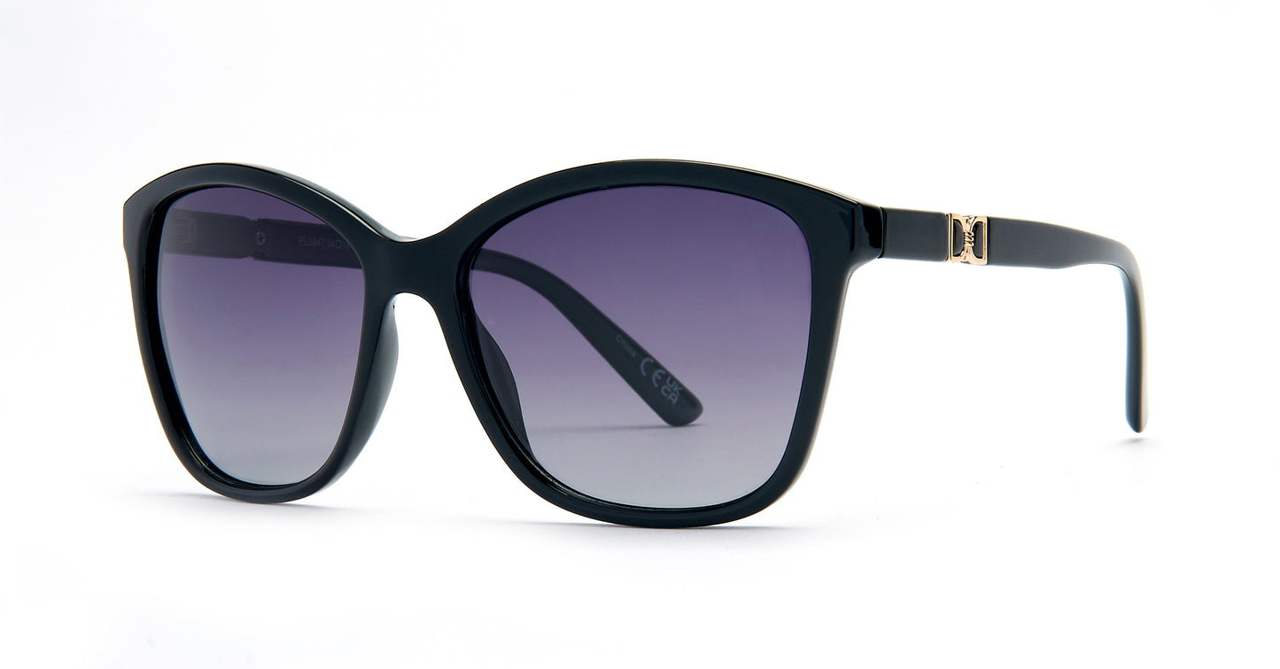 PL 3947 - Polarized Cat Eye Plastic Sunglasses