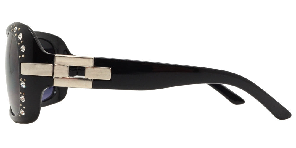 Wholesale - 7585 BX - Womens Fashion Sunglasses with Metal Accent and Rhinestones - Dynasol Eyewear