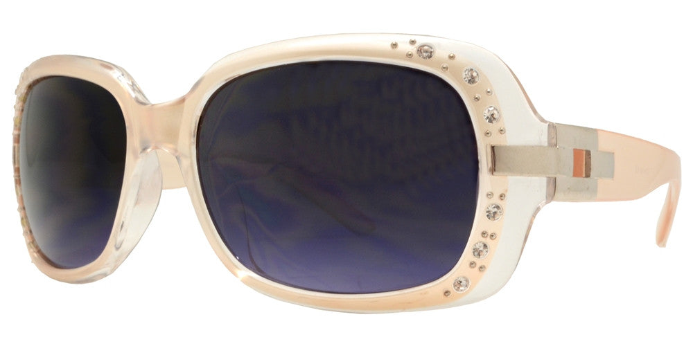 Wholesale - 7585 BX - Womens Fashion Sunglasses with Metal Accent and Rhinestones - Dynasol Eyewear