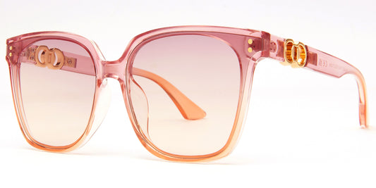 8998 - Plastic Sunglasses with Flat Lens