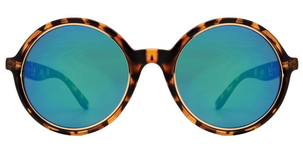 Wholesale - FC 6283 - Round Plastic Sunglasses - Dynasol Eyewear