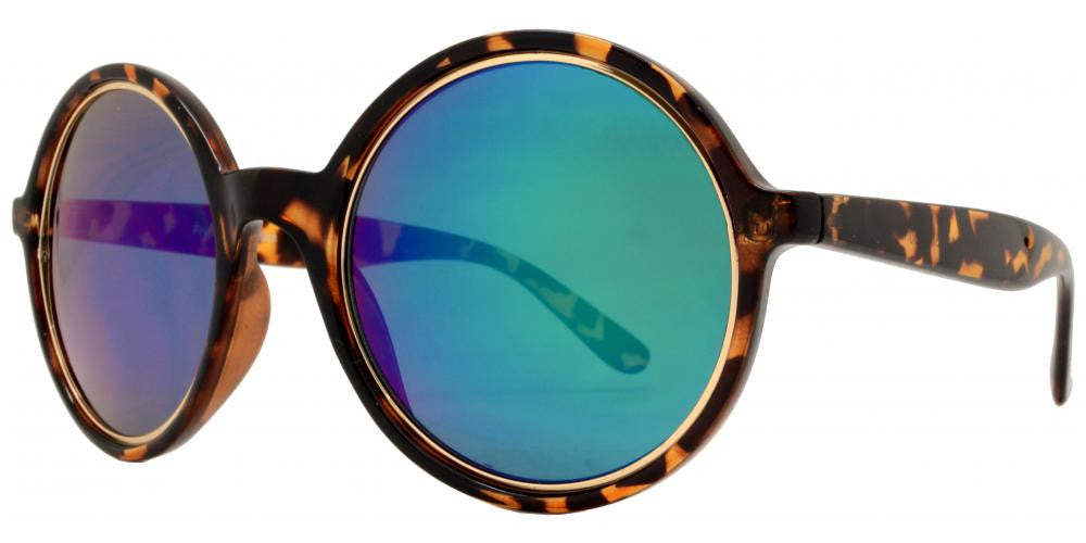 Wholesale - FC 6283 - Round Plastic Sunglasses - Dynasol Eyewear