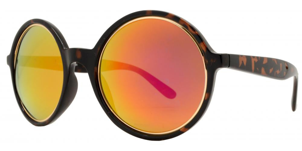 Wholesale - FC 6283 - Round Plastic Sunglasses - Dynasol Eyewear