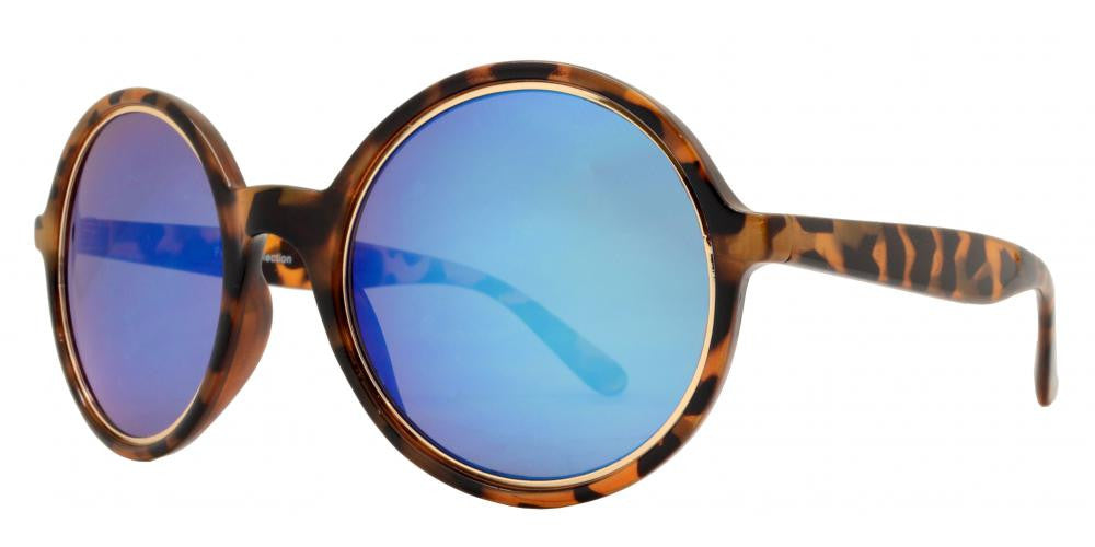 Wholesale - FC 6283 - Round Plastic Sunglasses - Dynasol Eyewear