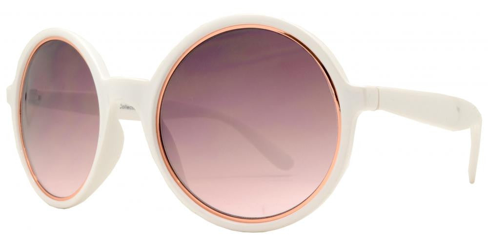 Wholesale - FC 6283 - Round Plastic Sunglasses - Dynasol Eyewear