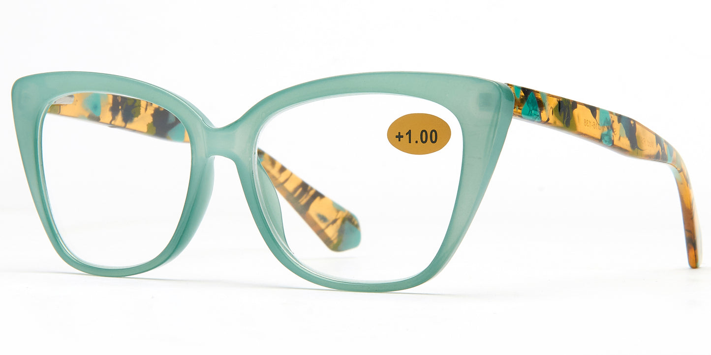 RS 1056 - Plastic Cat Eye Reading Glasses