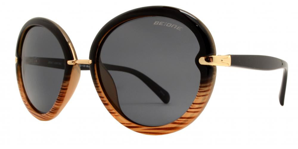 Wholesale - PL Morgan - Polarized Women Butterfly Round Plastic Sunglasses - Dynasol Eyewear