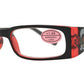 Wholesale - RS 1209 - Rectangular Decorative Thick Temple Plastic Reading Glasses - Dynasol Eyewear