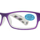 Wholesale - RS 1463 - Rectangular Horn Rimmed Two Tone Plastic Reading Glasses - Dynasol Eyewear