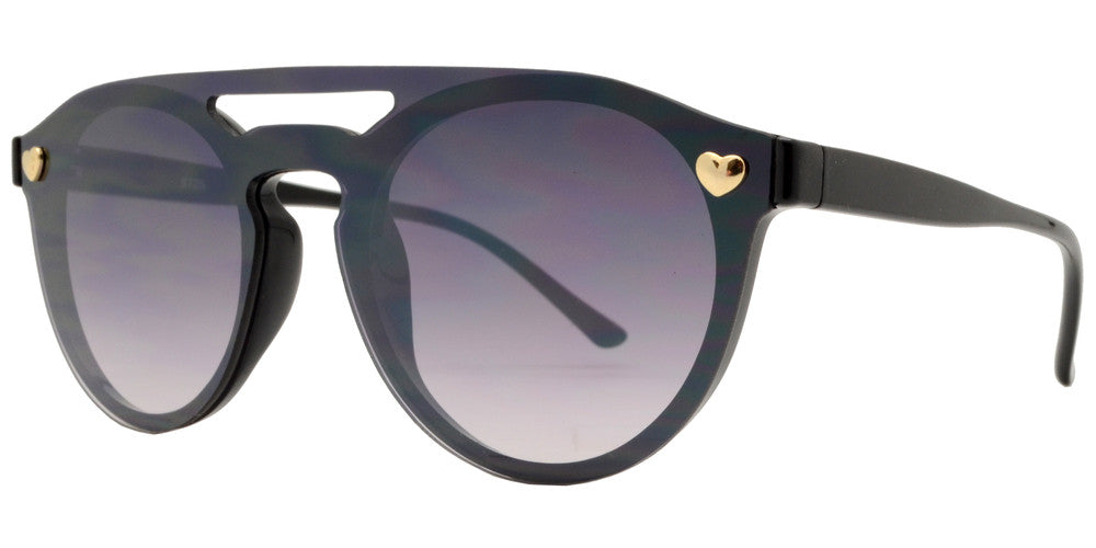 Wholesale - 8725 Rimless - Rimless One Piece Lens Plastic Sunglasses - Dynasol Eyewear