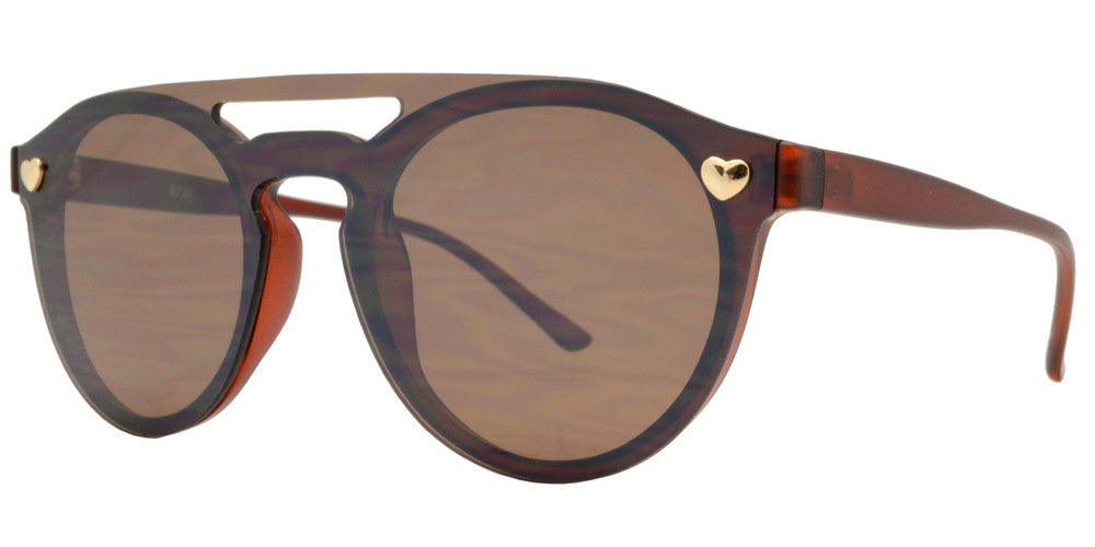 Wholesale - 8725 Rimless - Rimless One Piece Lens Plastic Sunglasses - Dynasol Eyewear