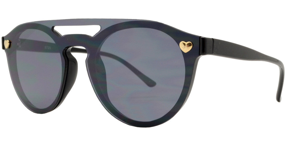 Wholesale - 8725 Rimless - Rimless One Piece Lens Plastic Sunglasses - Dynasol Eyewear