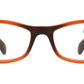 Wholesale - RS 1124 - Horn Rimmed Cat Eye Two Tone Plastic Reading Glasses - Dynasol Eyewear
