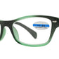 Wholesale - RS 1124 - Horn Rimmed Cat Eye Two Tone Plastic Reading Glasses - Dynasol Eyewear