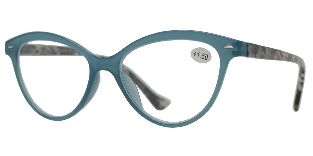 Wholesale - RS 1157 - Plastic Women's Cat Eye Reading Glasses - Dynasol Eyewear