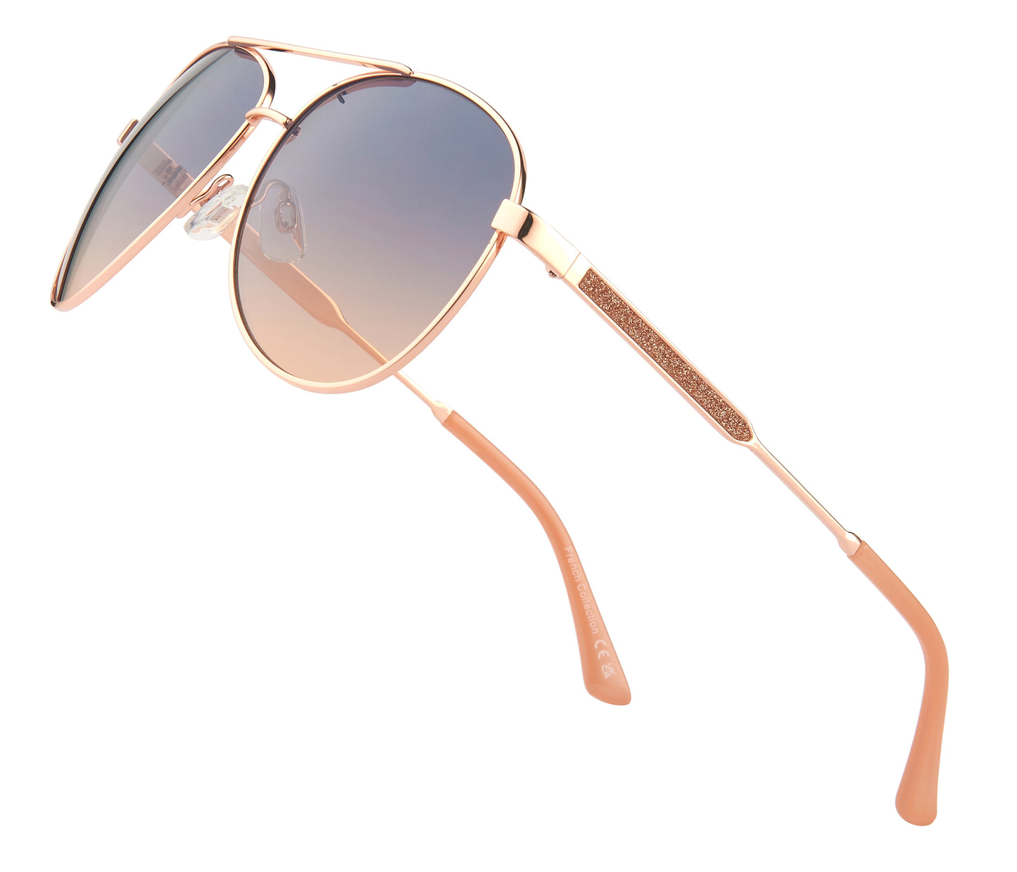 FC 6540 - Metal Aviator Sunglasses