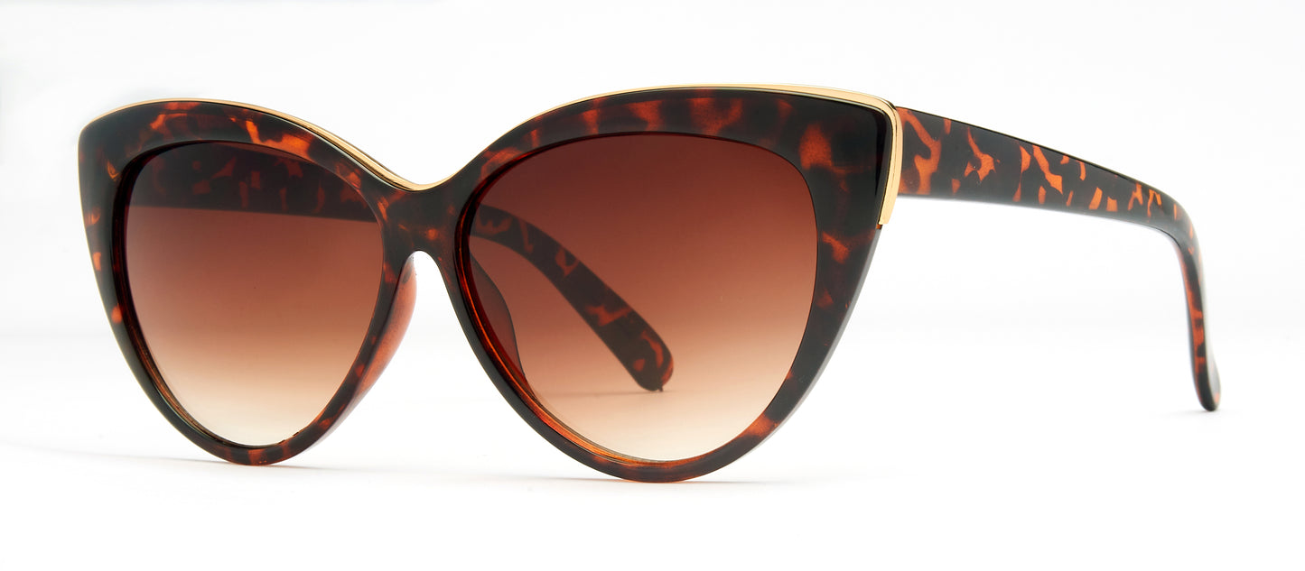 5200 - Plastic Cat Eye Sunglasses
