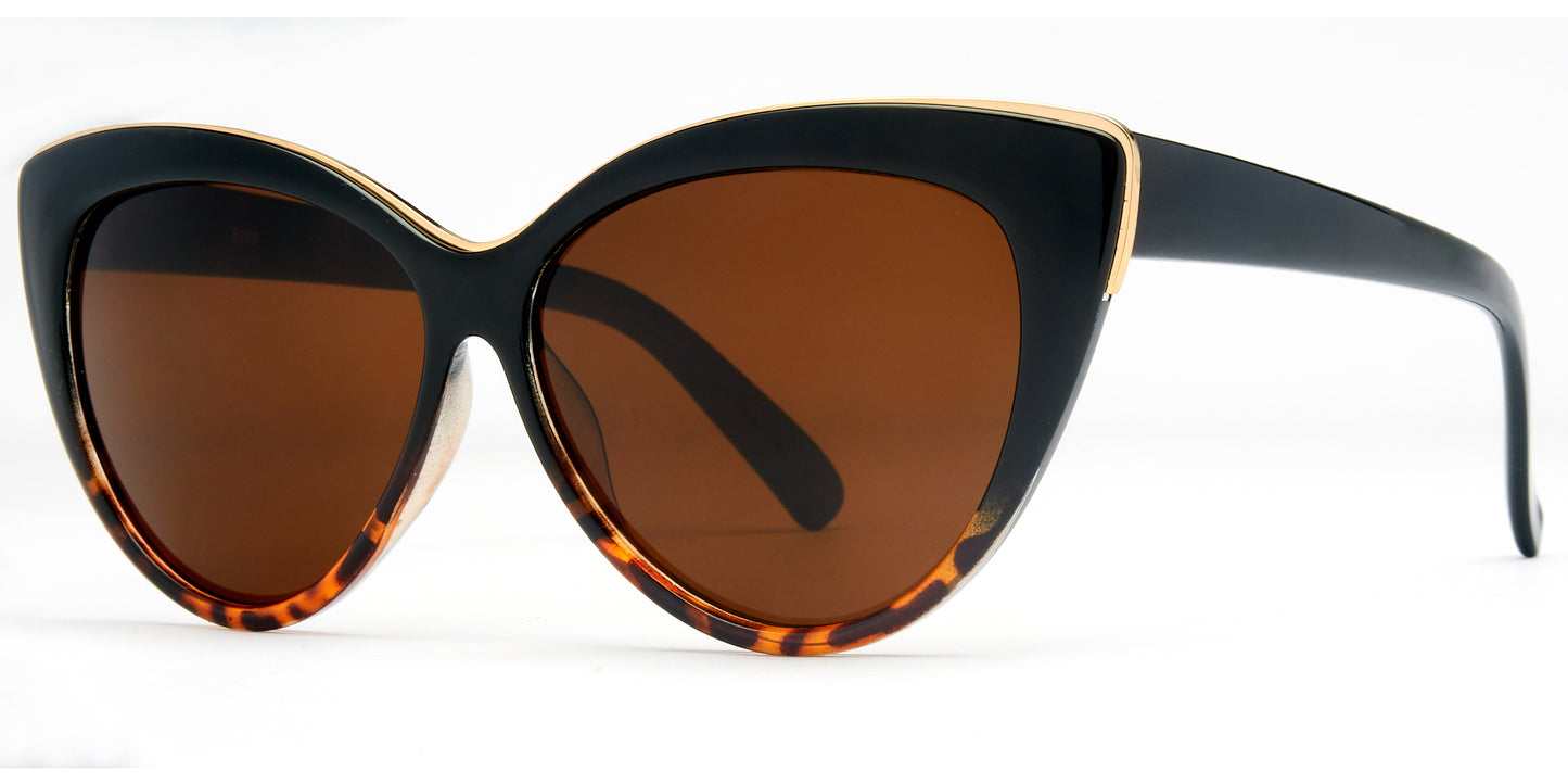 5200 - Plastic Cat Eye Sunglasses