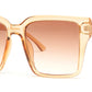 5199 - Plastic Rectangular Sunglasses