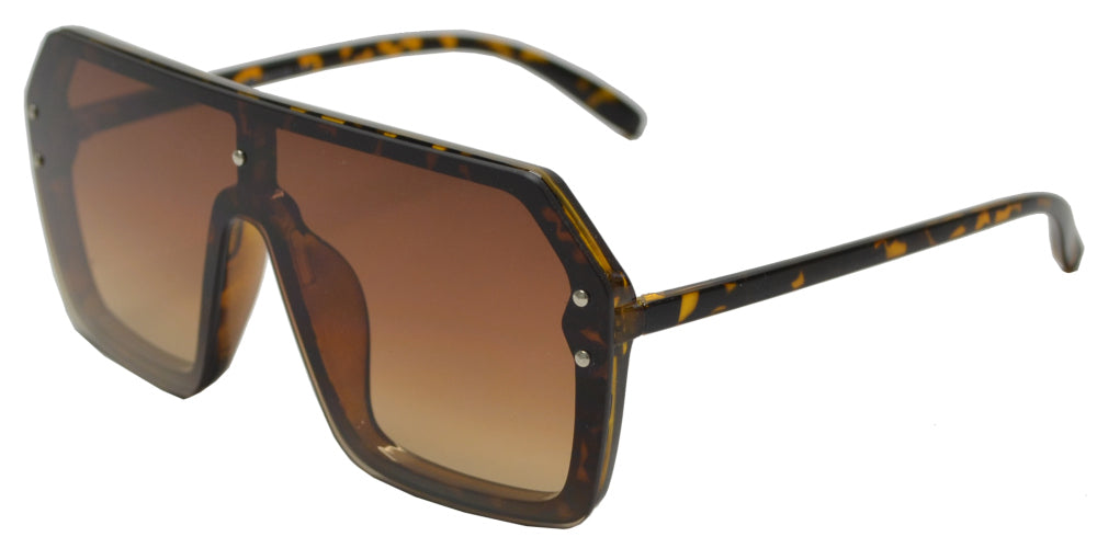 7999 - Fashion Flat Top One Piece Sunglasses