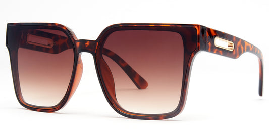 8966 - Plastic Square Sunglasses