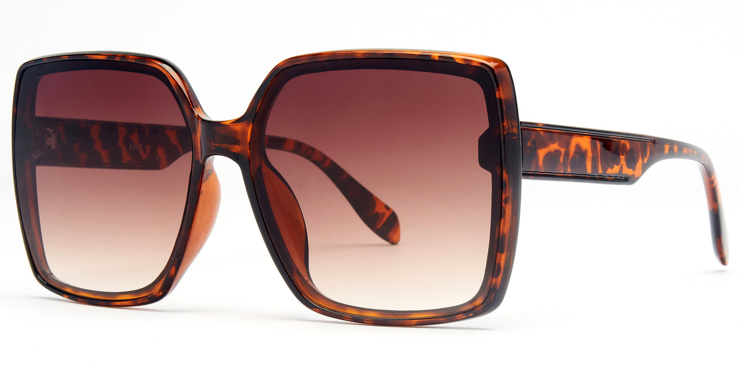 8967 - Plastic Square Sunglasses