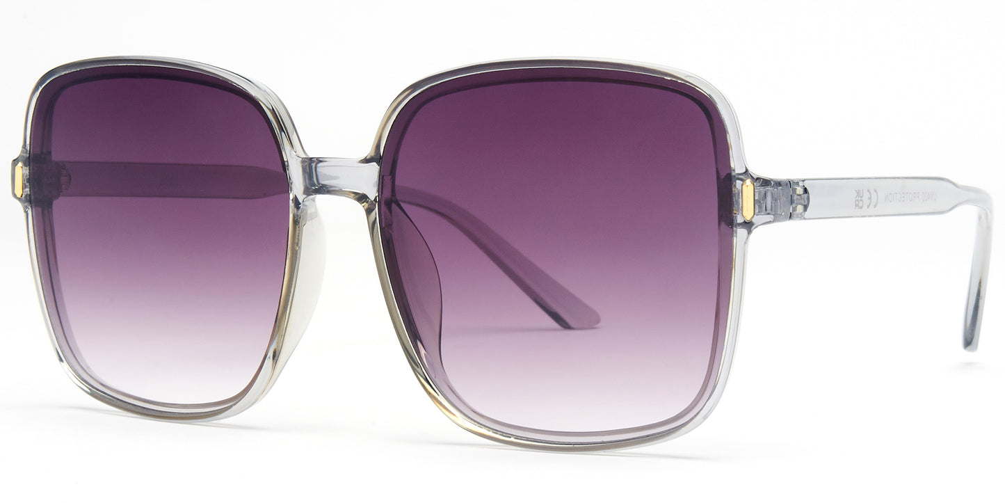 8983 - Plastic Square Sunglasses