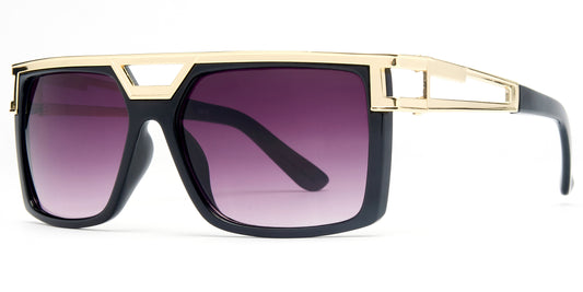 8976 - Plastic Flat Top Sunglasses