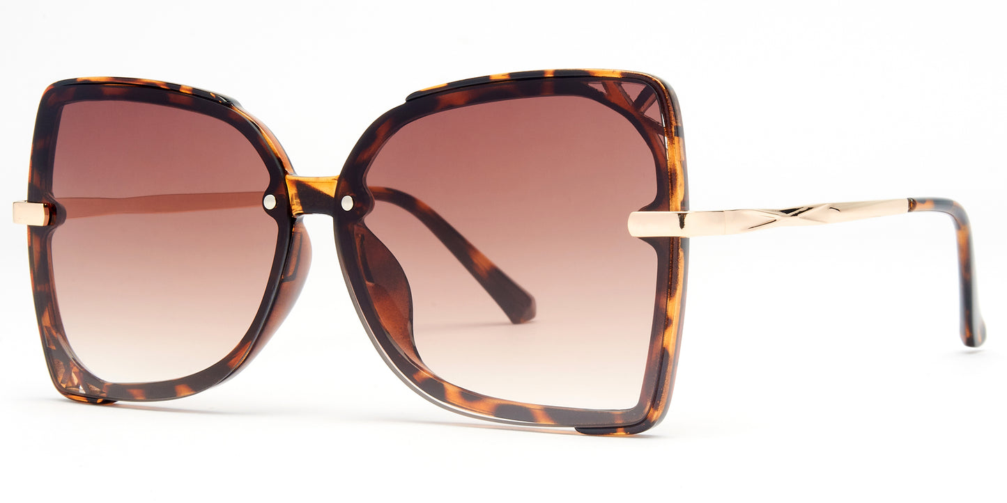 8973 - Plastic Butterfly Sunglasses