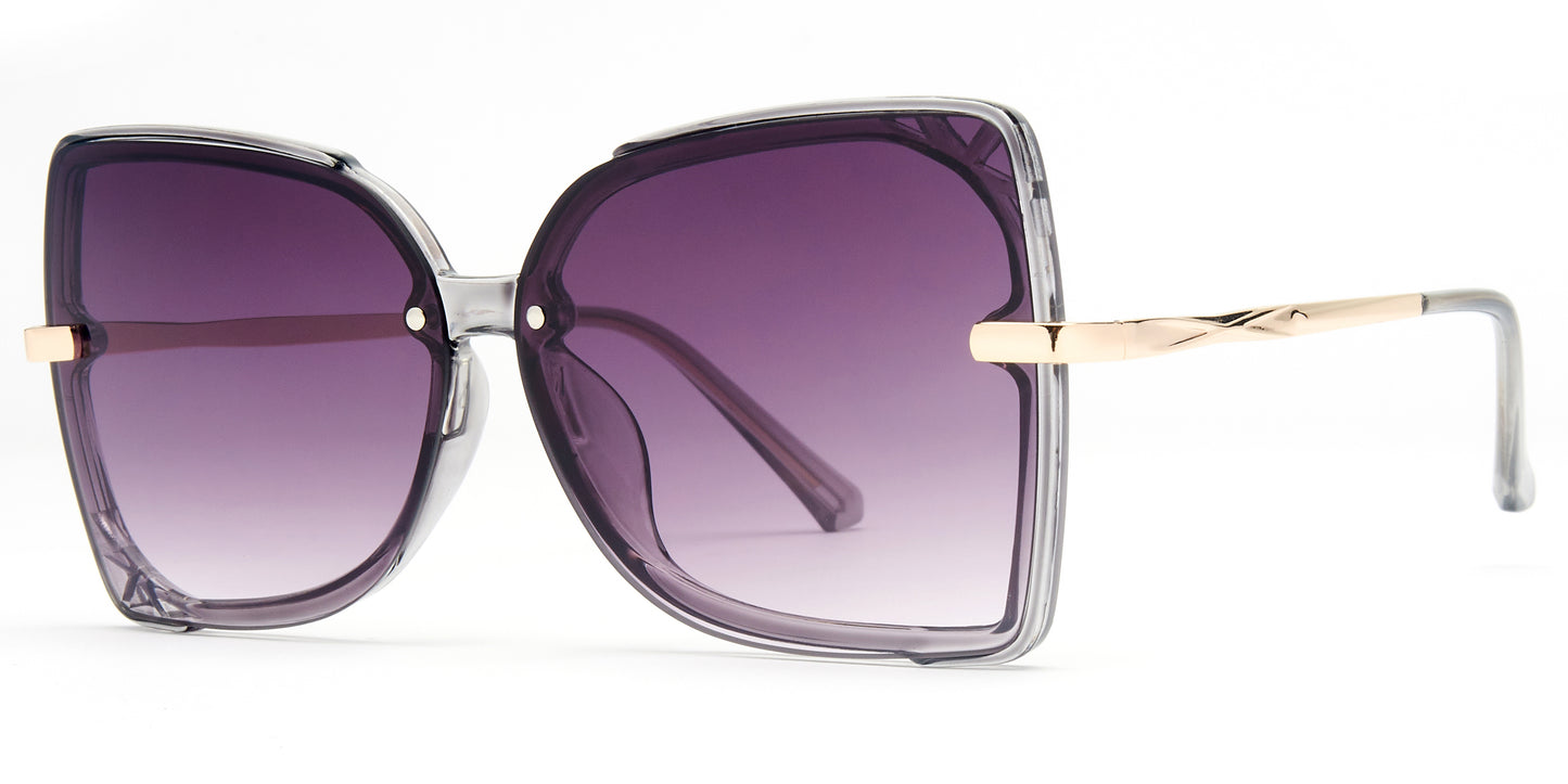 8973 - Plastic Butterfly Sunglasses
