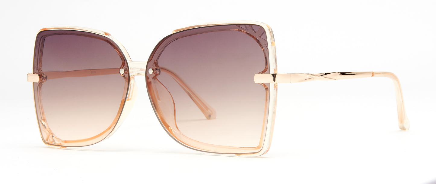 8973 - Plastic Butterfly Sunglasses
