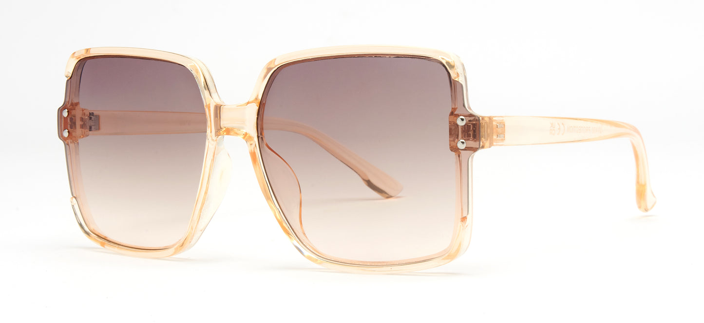 8972 - Plastic Square Sunglasses