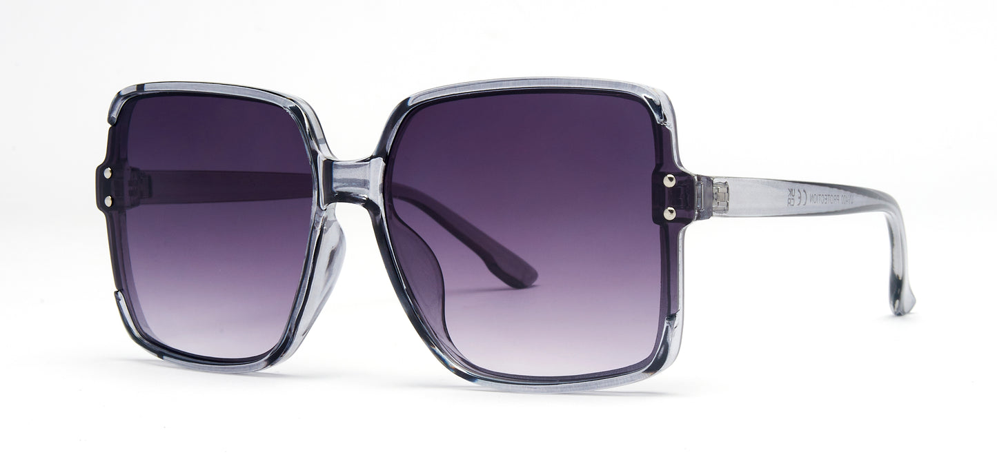 8972 - Plastic Square Sunglasses