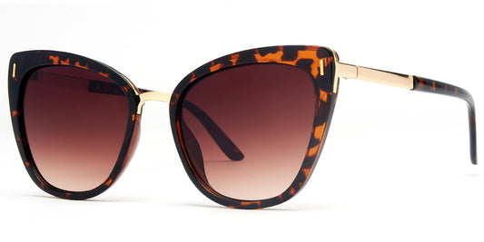 8971 - Plastic Cat Eye Sunglasses