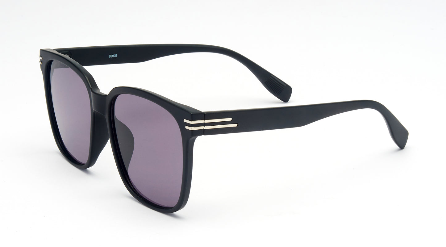 8968 - Rounded Square Plastic Sunglasses