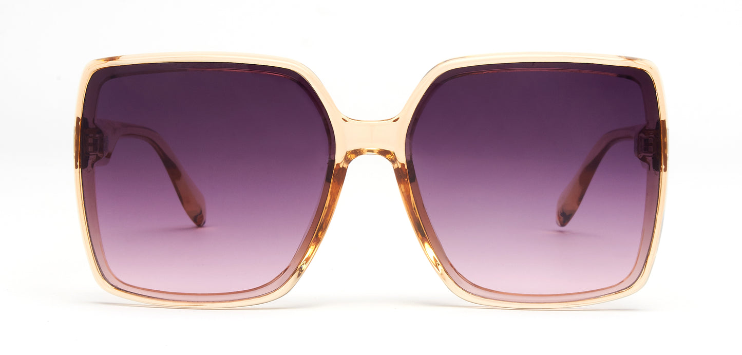 8967 - Plastic Square Sunglasses