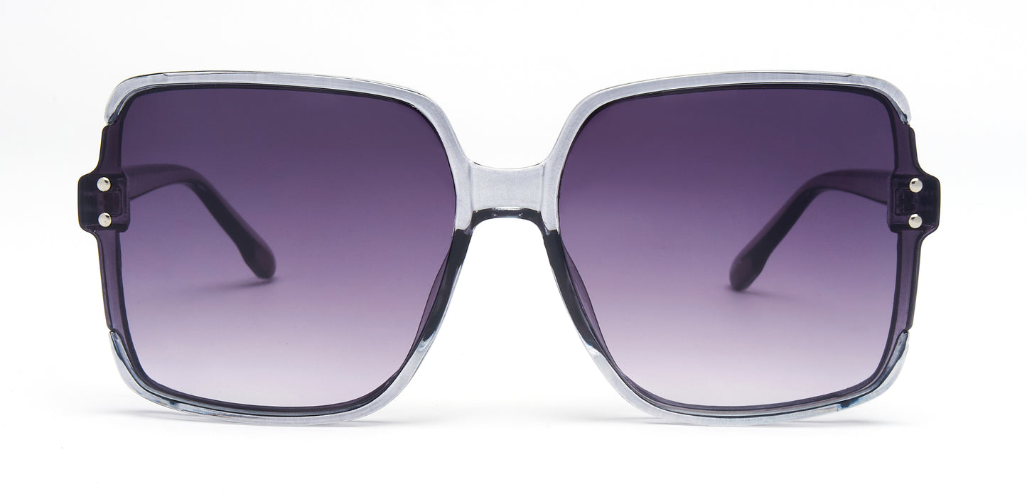 8972 - Plastic Square Sunglasses