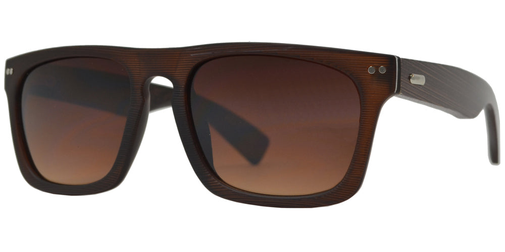 7011 Bamboo - Bamboo Sunglasses with Texture Frame