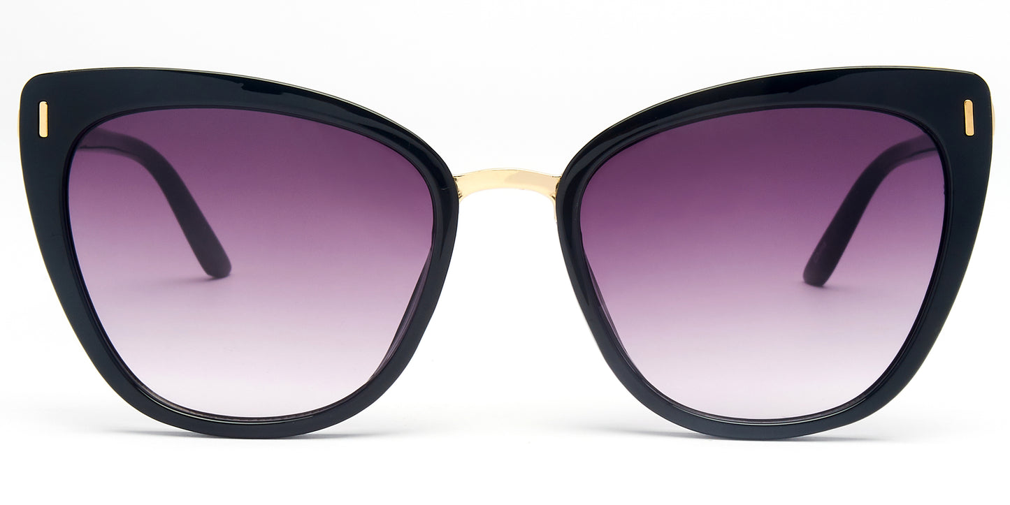 8971 - Plastic Cat Eye Sunglasses