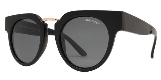 Wholesale - PL Darling - Polarized Women Flat Lens Horn Rimmed Round Plastic Sunglasses - Dynasol Eyewear