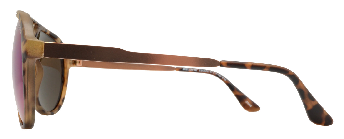PL Escape - Polarized Aviator Plastic Sunglasses