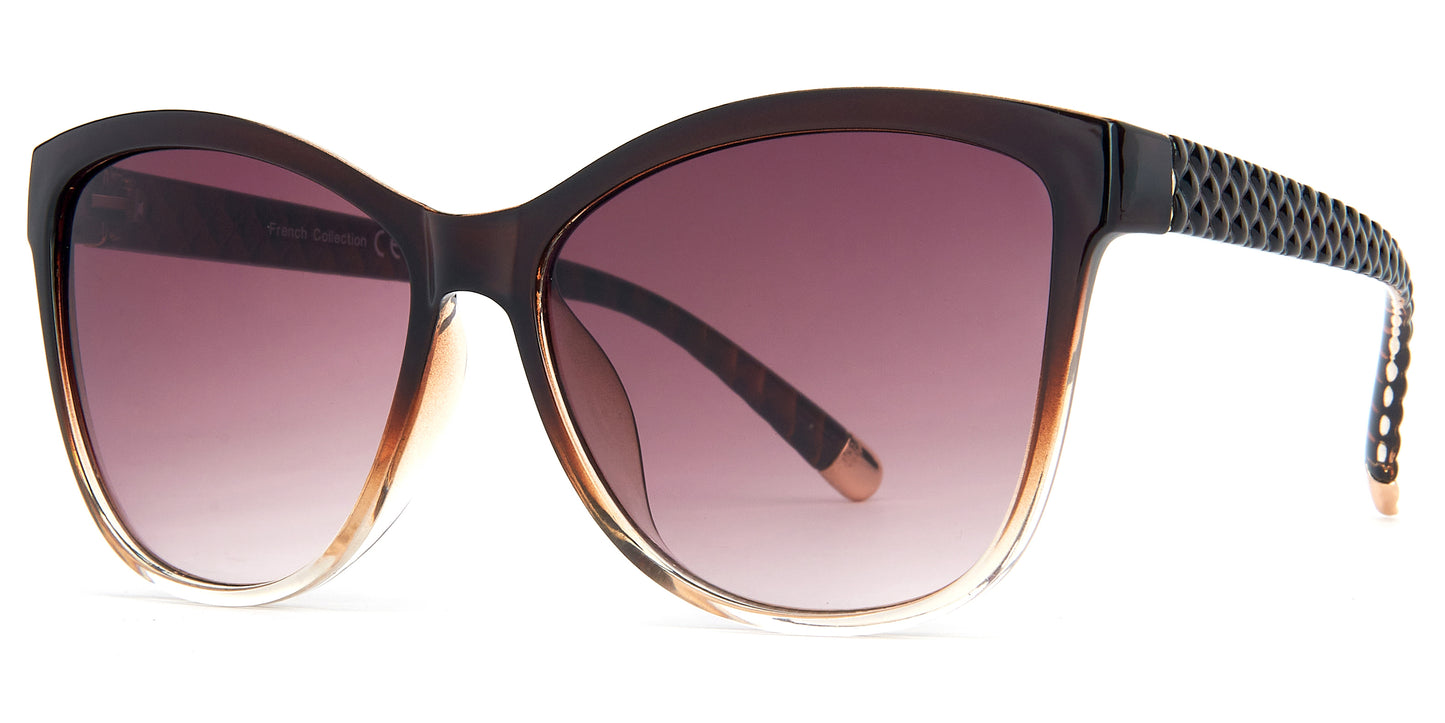 FC 5802 - Plastic Cat Eye Sunglasses